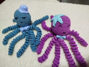 Polvo Amigurumi para Bebê