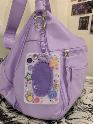 Photocard Holder Personalizado - Dreamy Purple