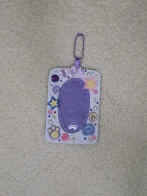Photocard Holder Personalizado - Dreamy Purple